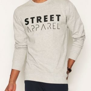 Solid Giles Sweat Pusero Light Grey Melange