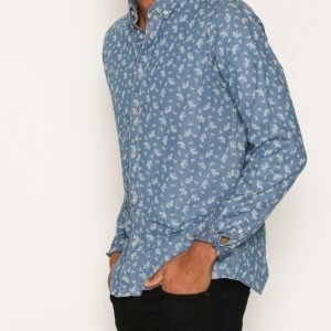 Solid Haakin Shirt Kauluspaita Sky Blue