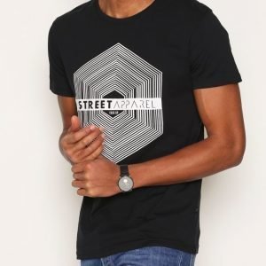 Solid Harris T-shirt T-paita Black