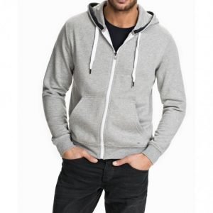 Solid Sweatshirt Deacon Pusero Light Grey Melange