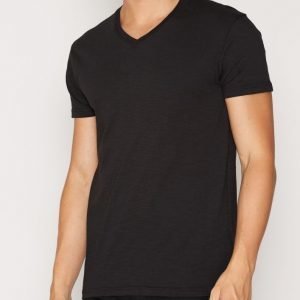 Solid T-shirt Ronal T-paita Black