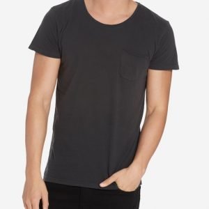 Solid T-shirt Sean T-paita Black