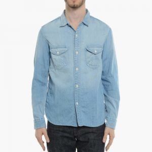 Soulive Blue Bird Quilt Denim Shirt