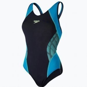 Speedo Fit Splice Muscleback Uimapuku Jossa Rintaliiviosa