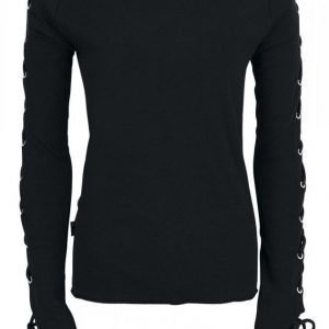 Spiral Lace Up Longsleeve Naisten Pitkähihainen Paita