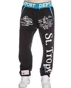 St. Tropez Jogger Black/Blue