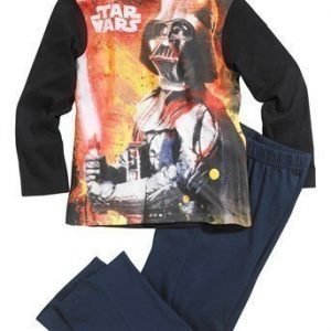Star Wars Pyjama Musta Laivastonsininen