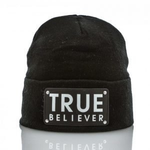 State Of Wow True Fold Beanie Pipo Musta