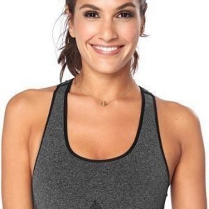 Stay in Place Urheiluliivit Rib Seamless Bra Mel. tummanharmaa