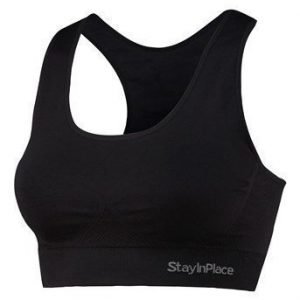 Stay in Place Urheiluliivit Rib Seamless Bra Musta