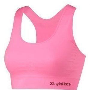 Stay in Place Urheiluliivit Rib Seamless Bra Roosa