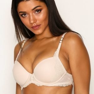 Stella Mccartney Lingerie Smooth And Lace Contour Bra Rintaliivit Light Pink