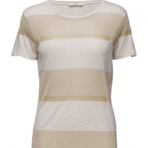 Stig P Robyn T-Shirt With Lurex Stripe Details