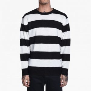 Stussy Stripe Mohair Crewneck