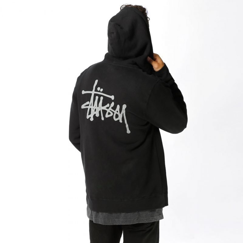 Stüssy Basic Logo -zip huppari