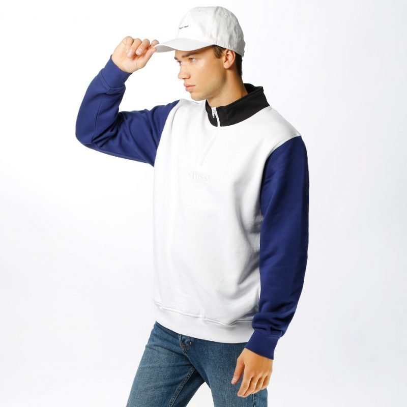 Stüssy Half Zip Mock -college