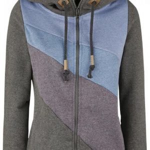 Sublevel Ladies Contrast Colour Hoody Jacket Naisten Vetoketjuhuppari