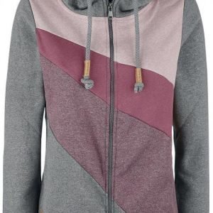 Sublevel Ladies Contrast Colour Hoody Jacket Naisten Vetoketjuhuppari