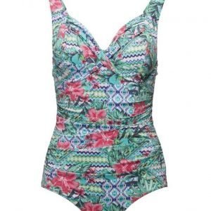 Sunseeker Festival Island Ruched Plus Cup Onepiece uimapuku