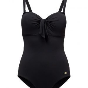 Sunseeker Plus Cup Tie Front Moulded Underwire Onepiece uimapuku