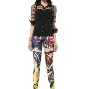 Super Mario Cartoon Leggings Tights