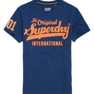 Superdry 100 Club T-paita Sininen