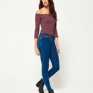 Superdry Alexia Jegging Farkut Sininen