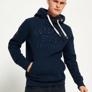 Superdry Applikoitu Huppari Laivastonsininen