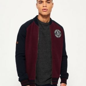 Superdry Applique Collegepilottitakki Purppura