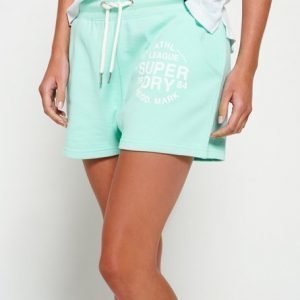 Superdry Athletic League Loopback Shortsit Vihreä