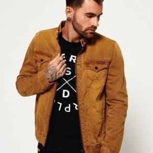 Superdry Biker Farkkutakki Ruskea