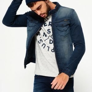 Superdry Biker Takki Sininen