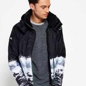 Superdry Black Edition Windcheater Takki Musta