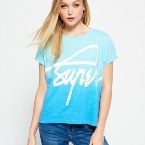 Superdry Boyfriend T-paita Sininen