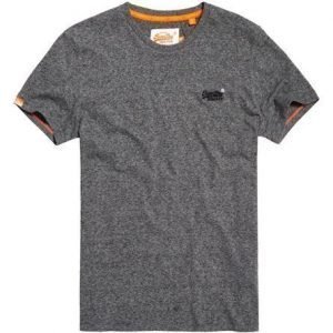 Superdry Brodeerattu Orange Label Vintage T-paita Harmaa