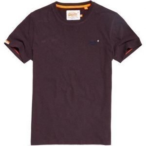 Superdry Brodeerattu Orange Label Vintage T-paita Punainen