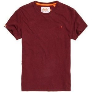 Superdry Brodeerattu Orange Label Vintage T-paita Punainen