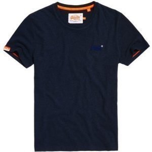 Superdry Brodeerattu Orange Label Vintage T-paita Punainen