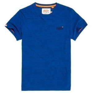Superdry Brodeerattu Orange Label Vintage T-paita Sininen