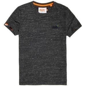 Superdry Brodeerattu Orange Label Vintage T-paita Tummanharmaa