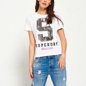 Superdry Capitol S Boxy T-paita Valkoinen