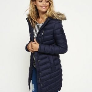 Superdry Chevron Fur Super Fuji Takki Laivastonsininen