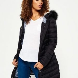 Superdry Chevron Fur Super Fuji Takki Musta