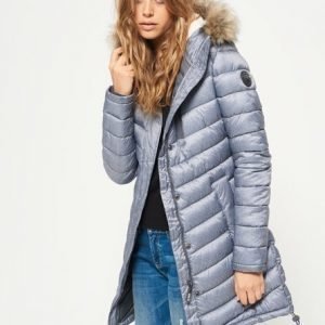 Superdry Chevron Fur Super Fuji Takki Vaaleanharmaa