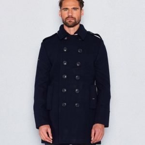 Superdry Classic Bridge Coat Navy