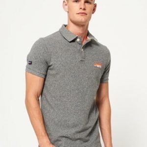 Superdry Classic Pikeepaita Harmaa