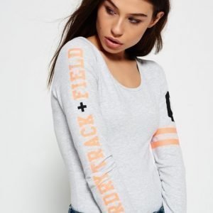 Superdry Classic Sportsleeve Body Vaaleanharmaa