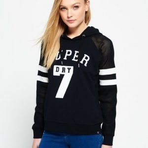 Superdry College Drop Huppari Musta