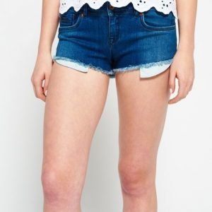 Superdry Core Farkkushortsit Sininen