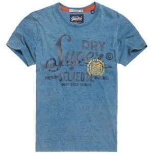 Superdry Craftsman Indigo T-paita Sininen